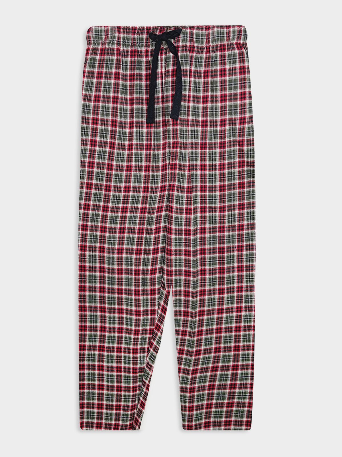 Mens Woven Flannel Pants
