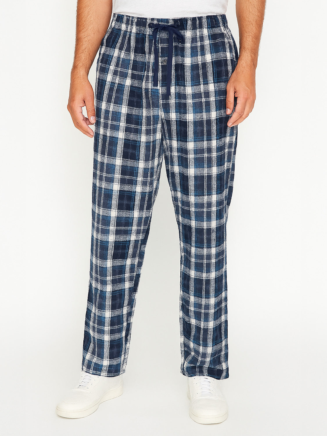 Mens Woven Flannel Pants