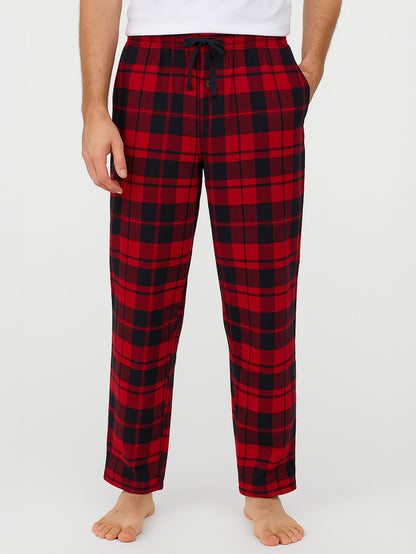 Mens Woven Flannel Pants