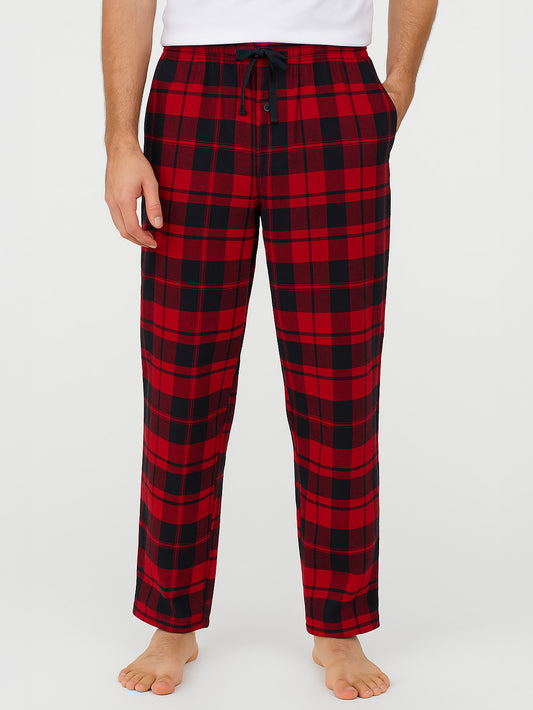 Mens Woven Flannel Pants