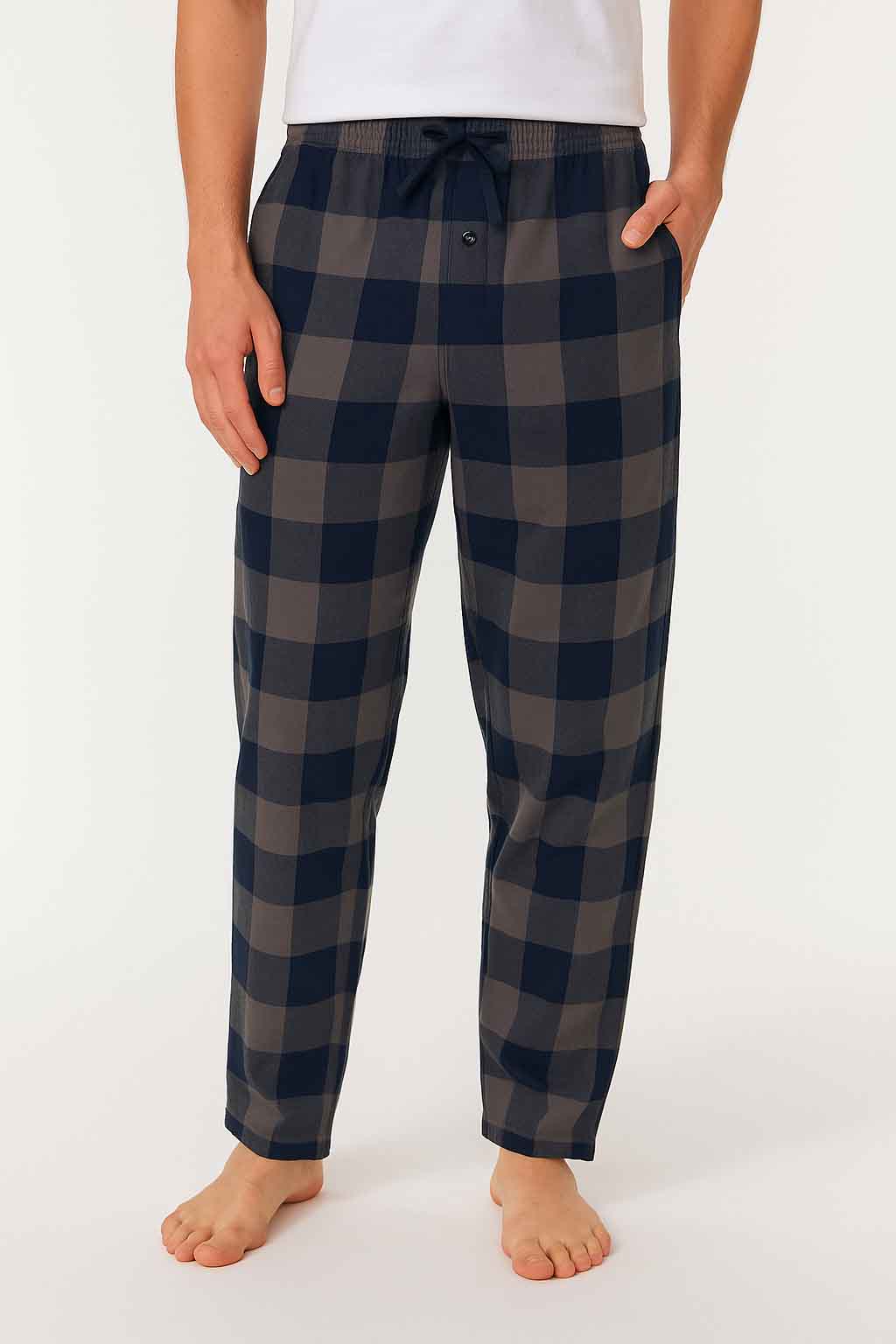 Mens Woven Flannel Pants