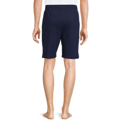 Mens Knit Sleep Shorts Navy