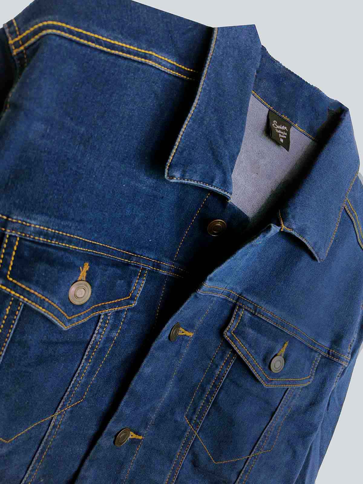 Mens Stretch Denim Jacket