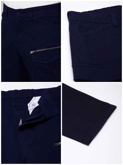 Mens Woven Navy Cargo Pant