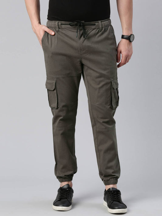 Mens Dark Olive Cargo Pant