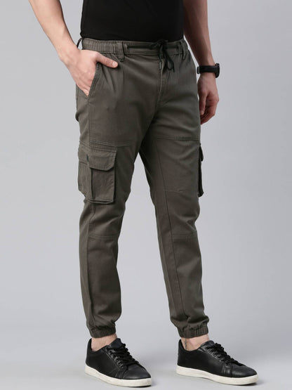 Mens Dark Olive Cargo Pant
