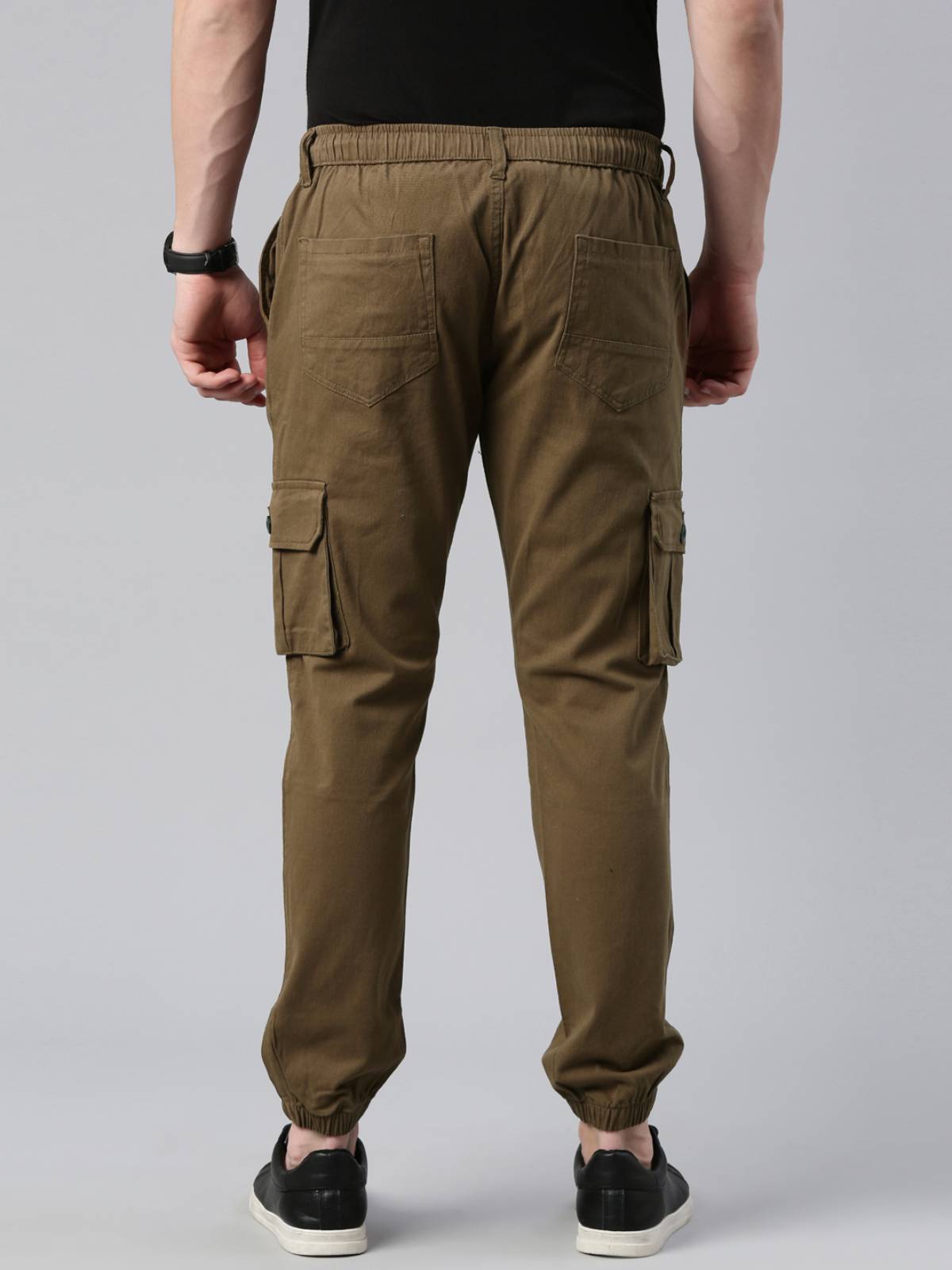 Mens Brown Cargo Pant
