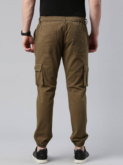 Mens Brown Cargo Pant