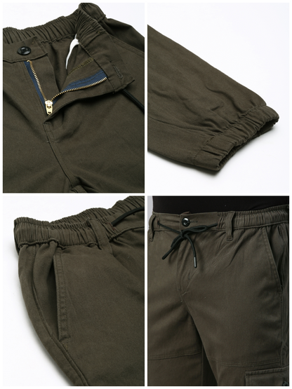 Mens Olive Cargo Pant