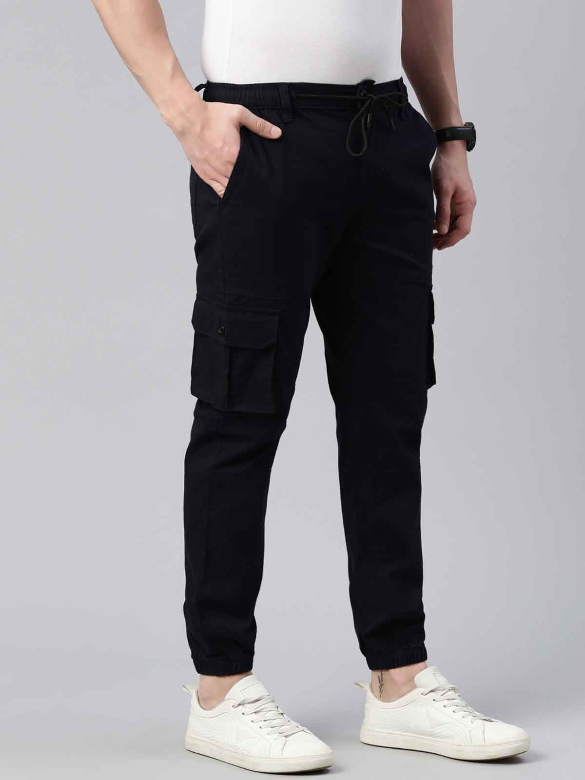 Mens Navy Cargo Pant
