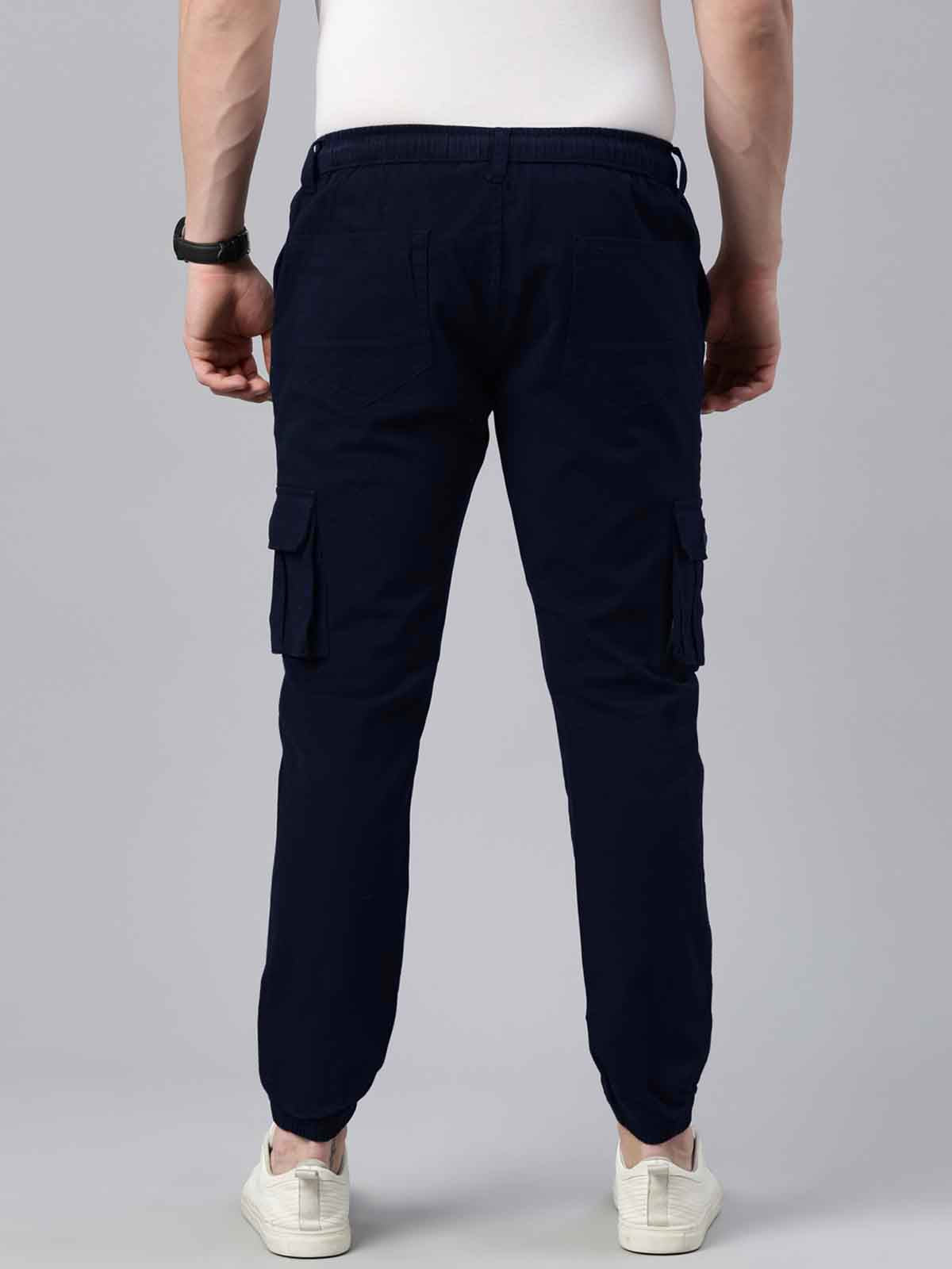 Mens Navy Cargo Pant