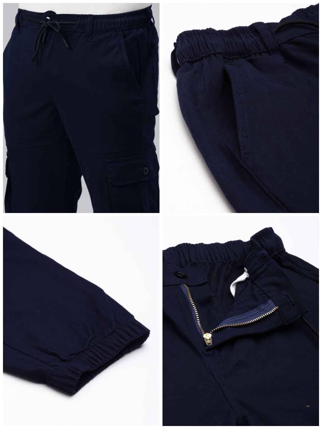 Mens Navy Cargo Pant
