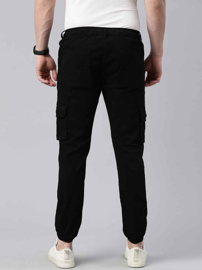 Mens Black Cargo Pant