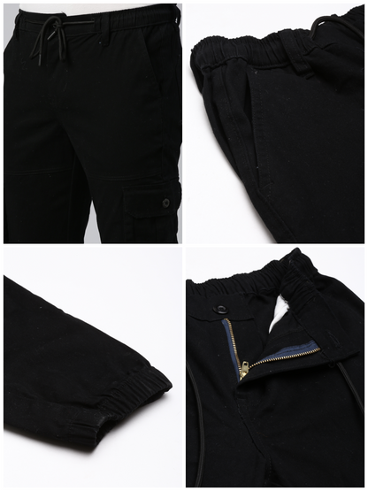 Mens Black Cargo Pant