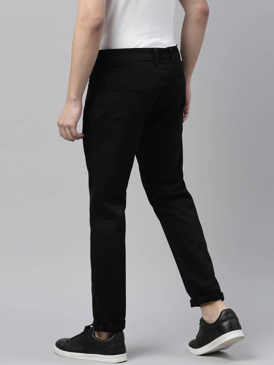 Mens Slim Fit Black Jeans
