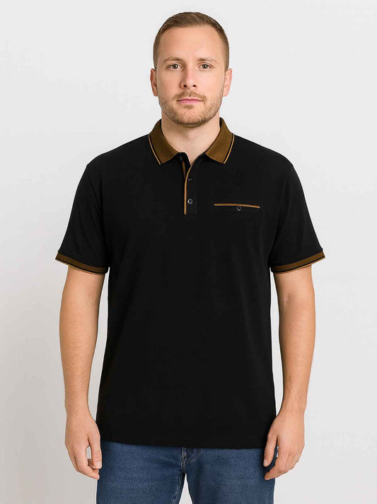 Mens Black Polo