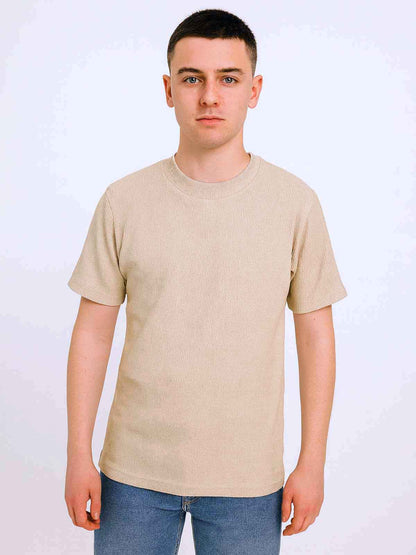 Mens Textured  T-Shirt
