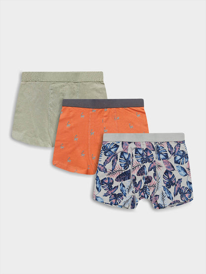 Mens 3 Pack Stretch Boxer Shorts