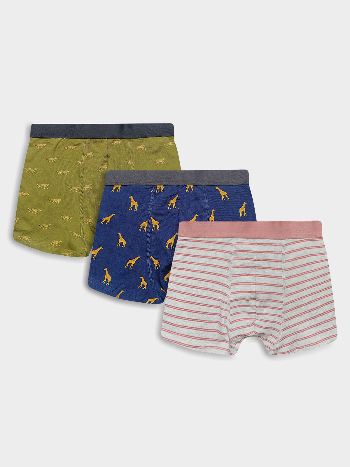 Mens 3 Pack Stretch Boxer Shorts