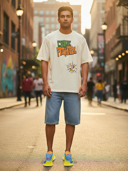 Mens Printed Oversize Fit T-Shirt