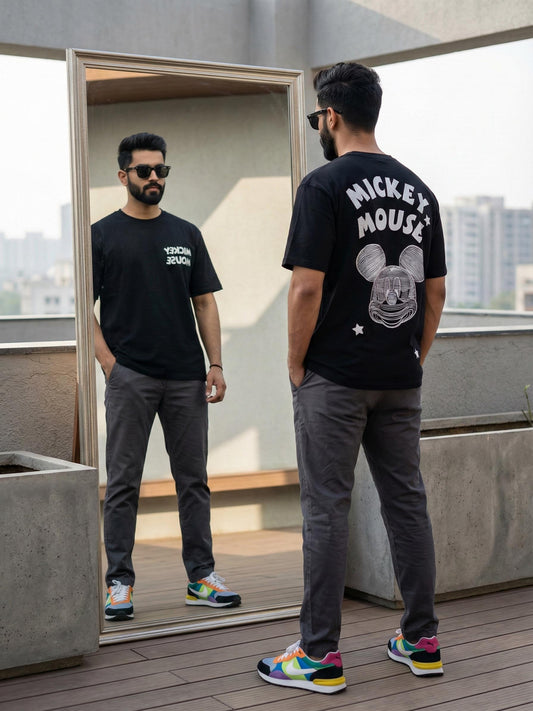 Mens Printed Oversize Fit T-Shirt