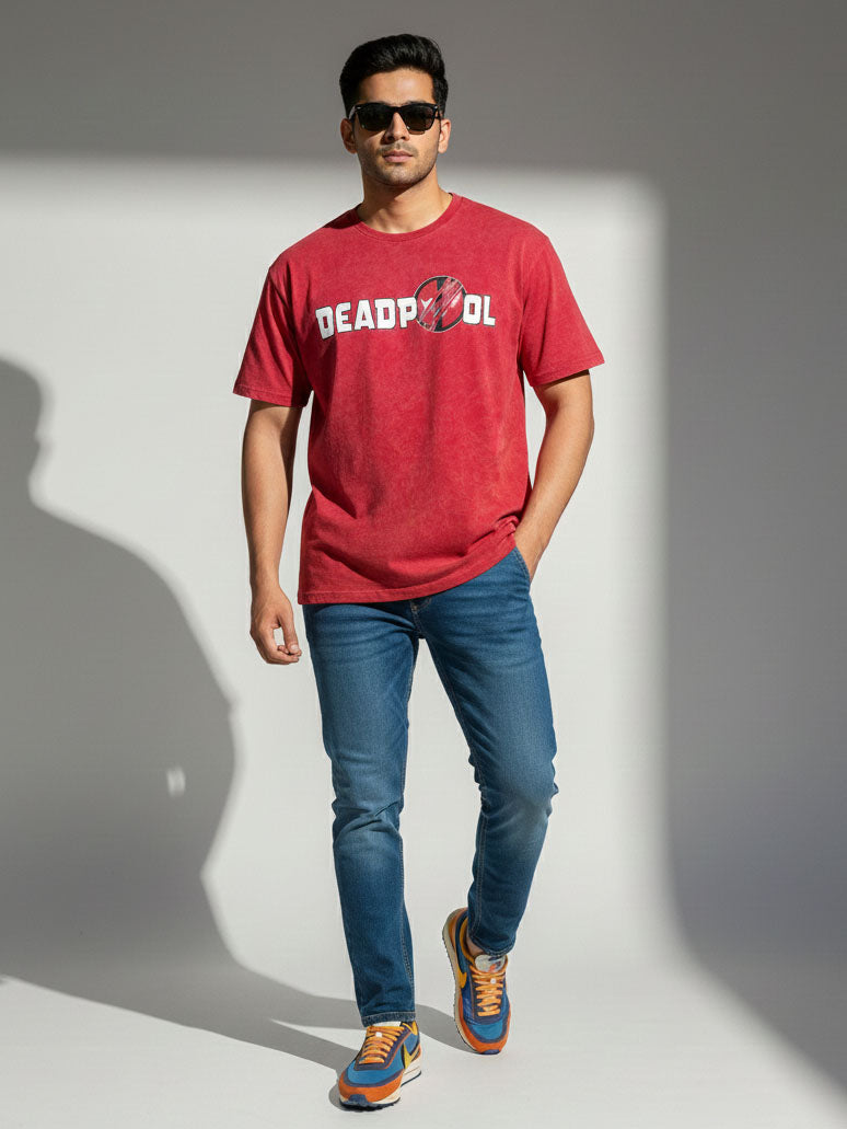 Mens Printed Oversize Fit T-Shirt