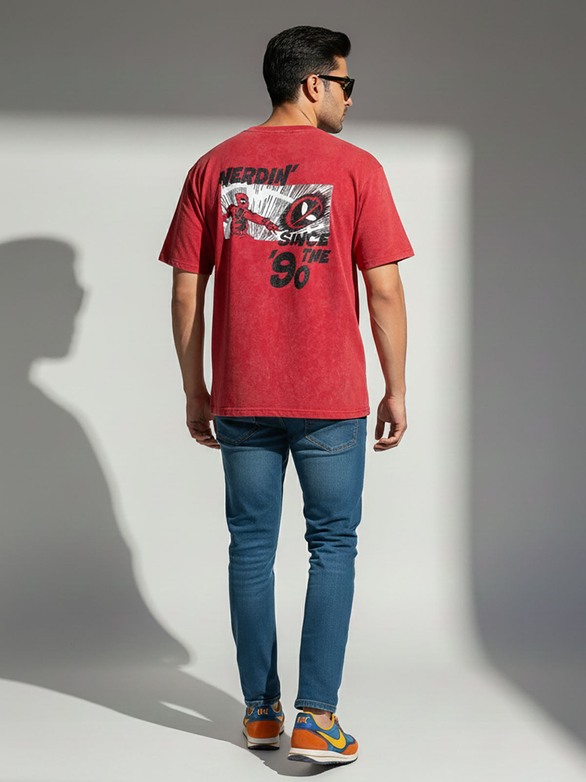 Mens Printed Oversize Fit T-Shirt