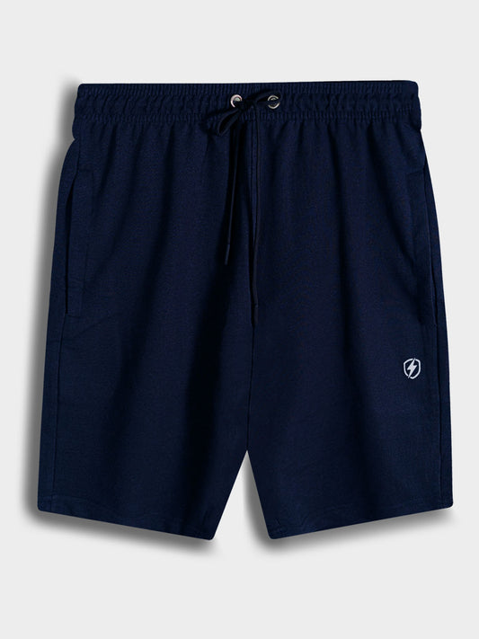 Mens French Terry Navy Shorts