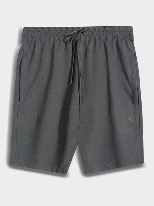 Mens French Terry Steel Grey Shorts