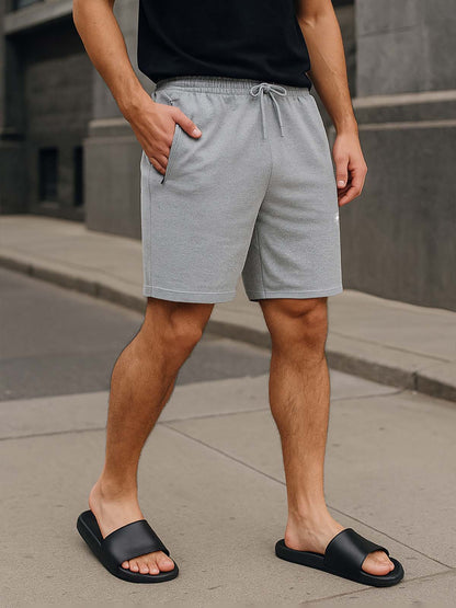 Mens French Terry Grey Shorts