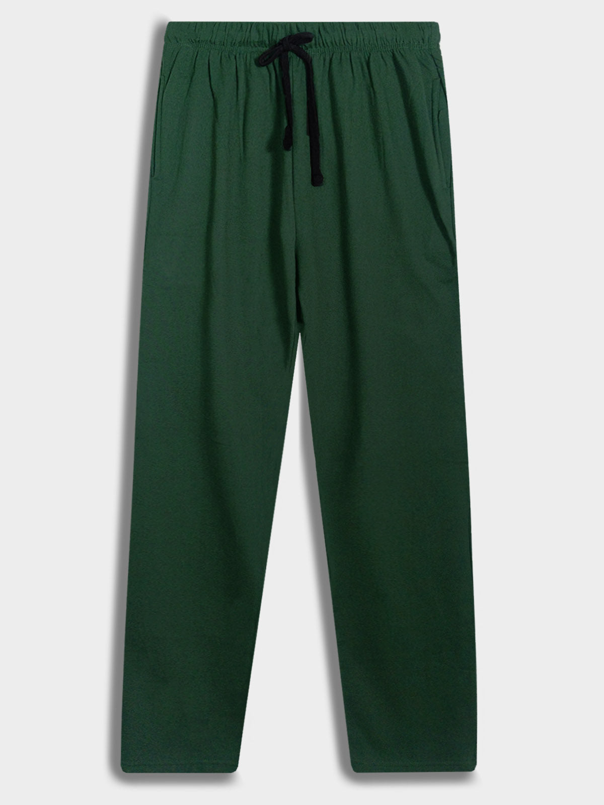 Mens Fleece Green Track Pant