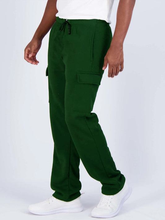 Mens Green Cargo Joggers