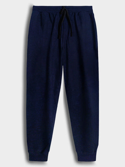 Mens Fleece Navy Jogger