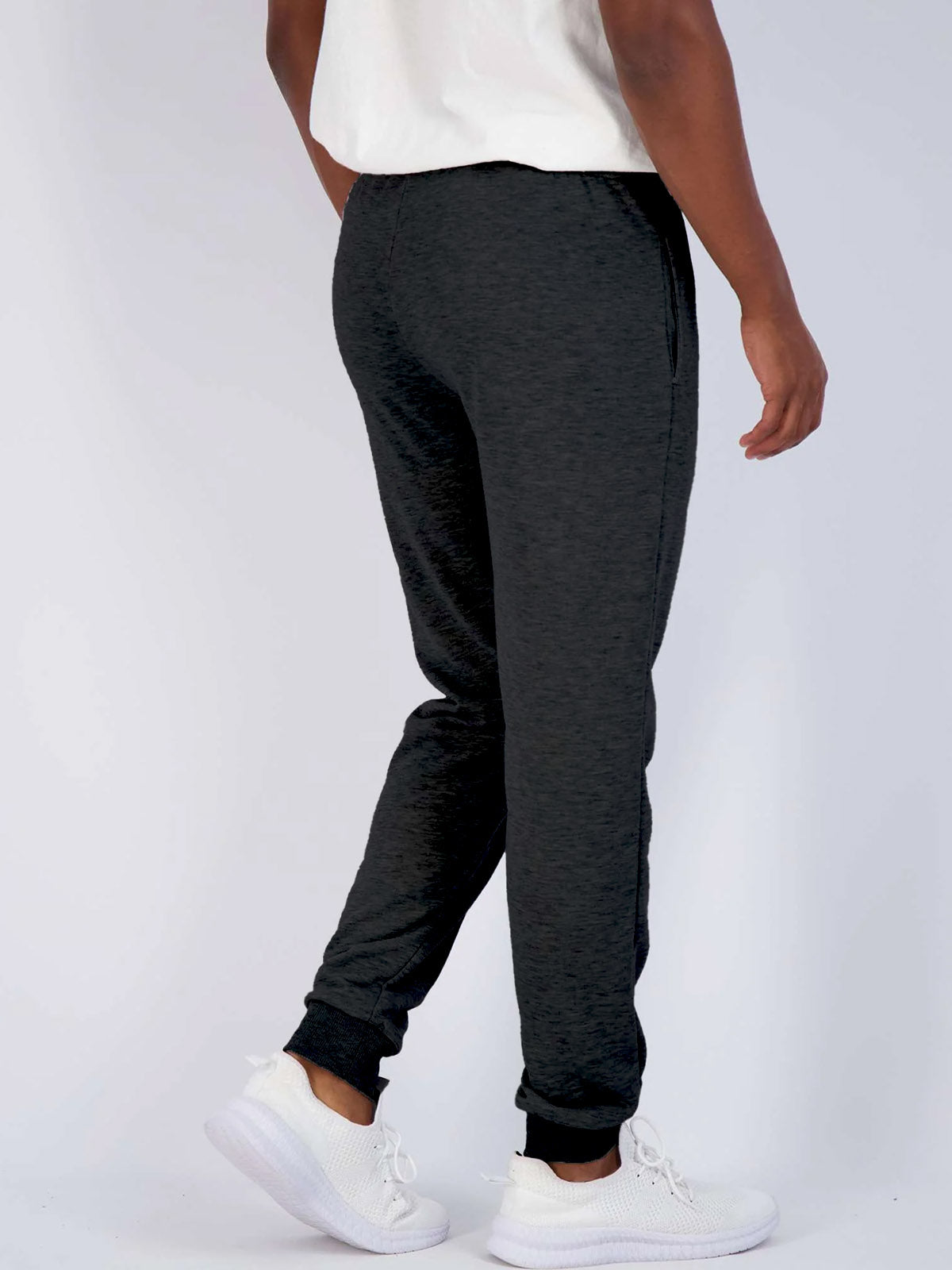 Mens Fleece Charcoal Jogger