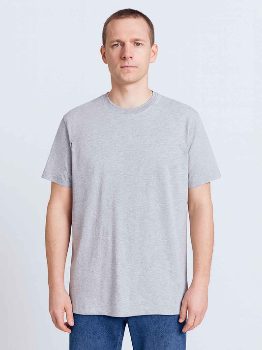 Mens Crew Neck Grey T-Shirt