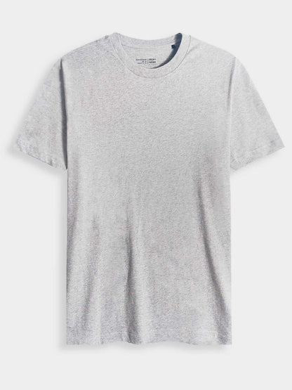 Mens Crew Neck Grey T-Shirt