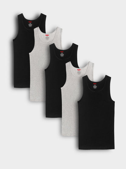 Mens 5 pack A-Shirts Mixed