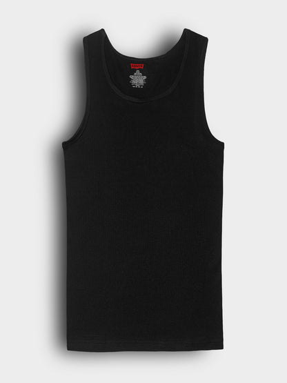 Mens 5 pack A-Shirts Black