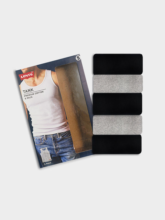 Mens 5 pack A-Shirts Mixed