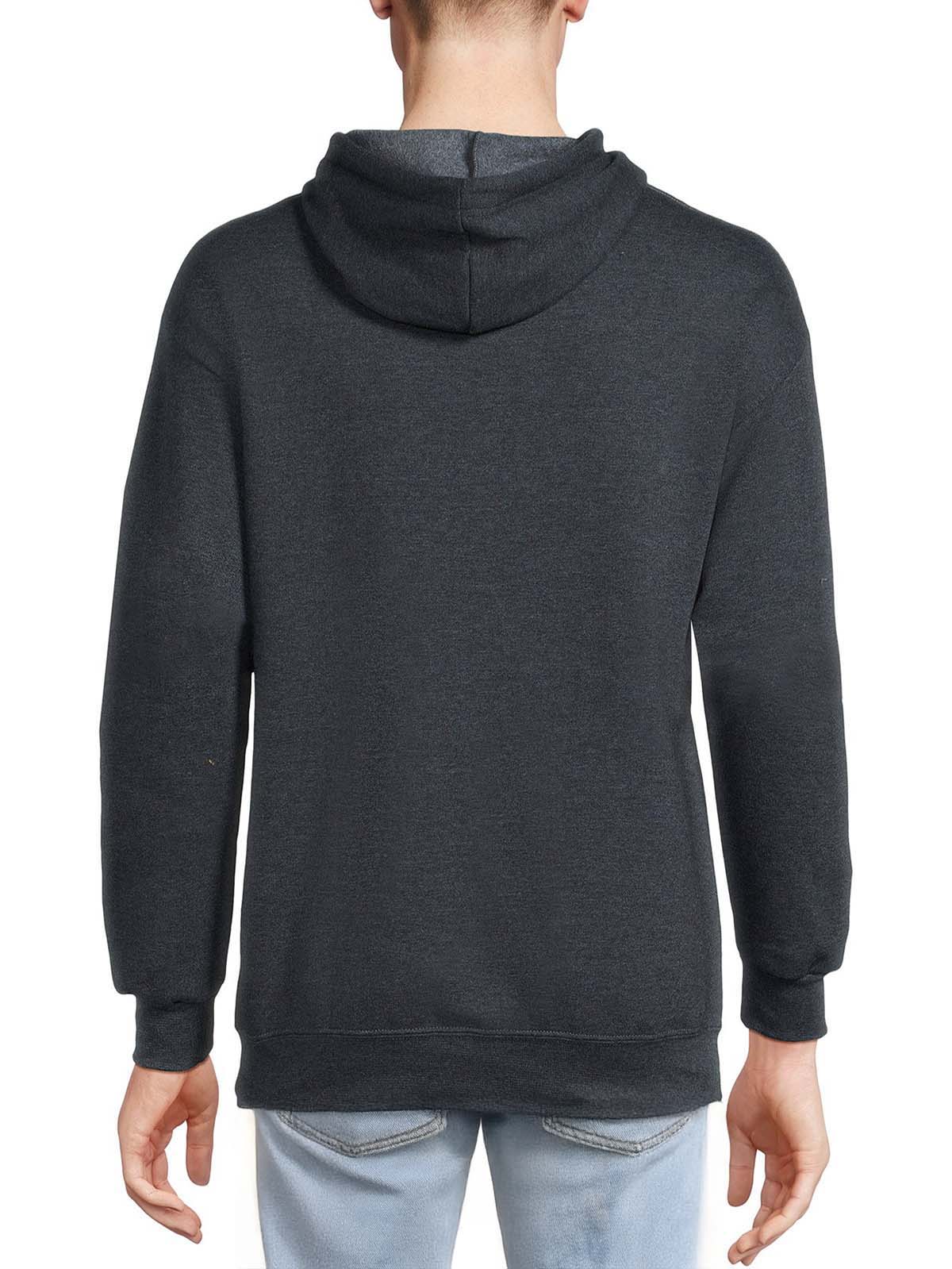 Mens Hooded Pullover Charcoal Sweatshirt