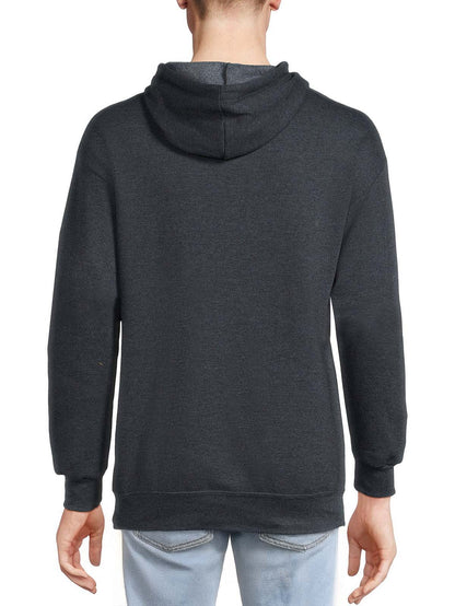 Mens Hooded Pullover Charcoal Sweatshirt