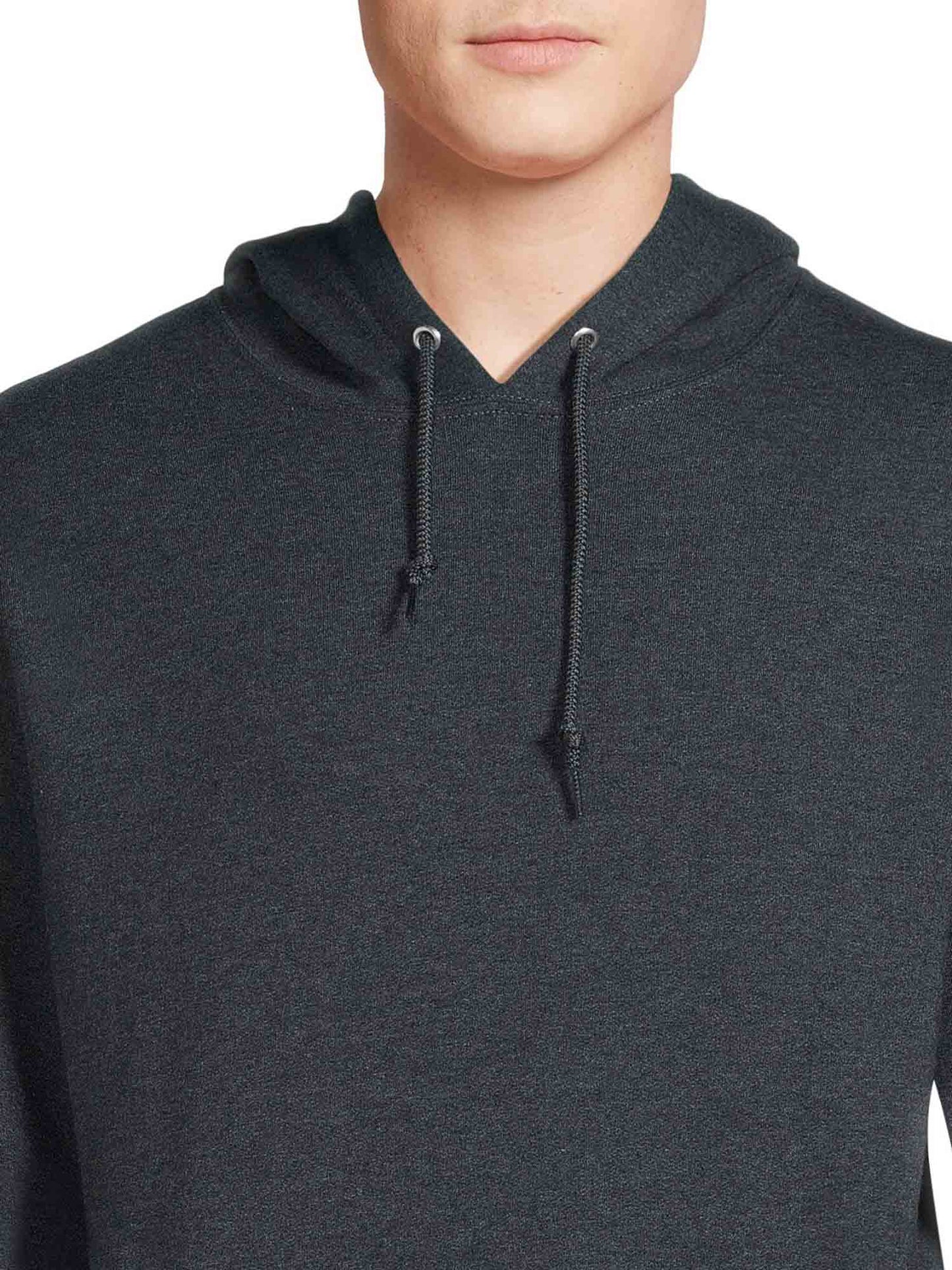 Mens Hooded Pullover Charcoal Sweatshirt
