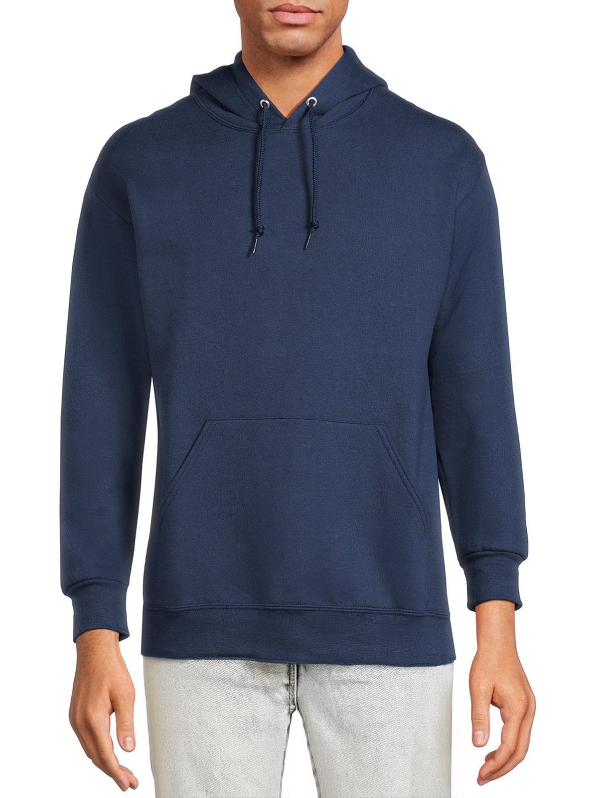 Mens Hooded Pullover Navy Sweatshirt