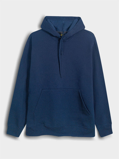 Mens Hooded Pullover Navy Sweatshirt