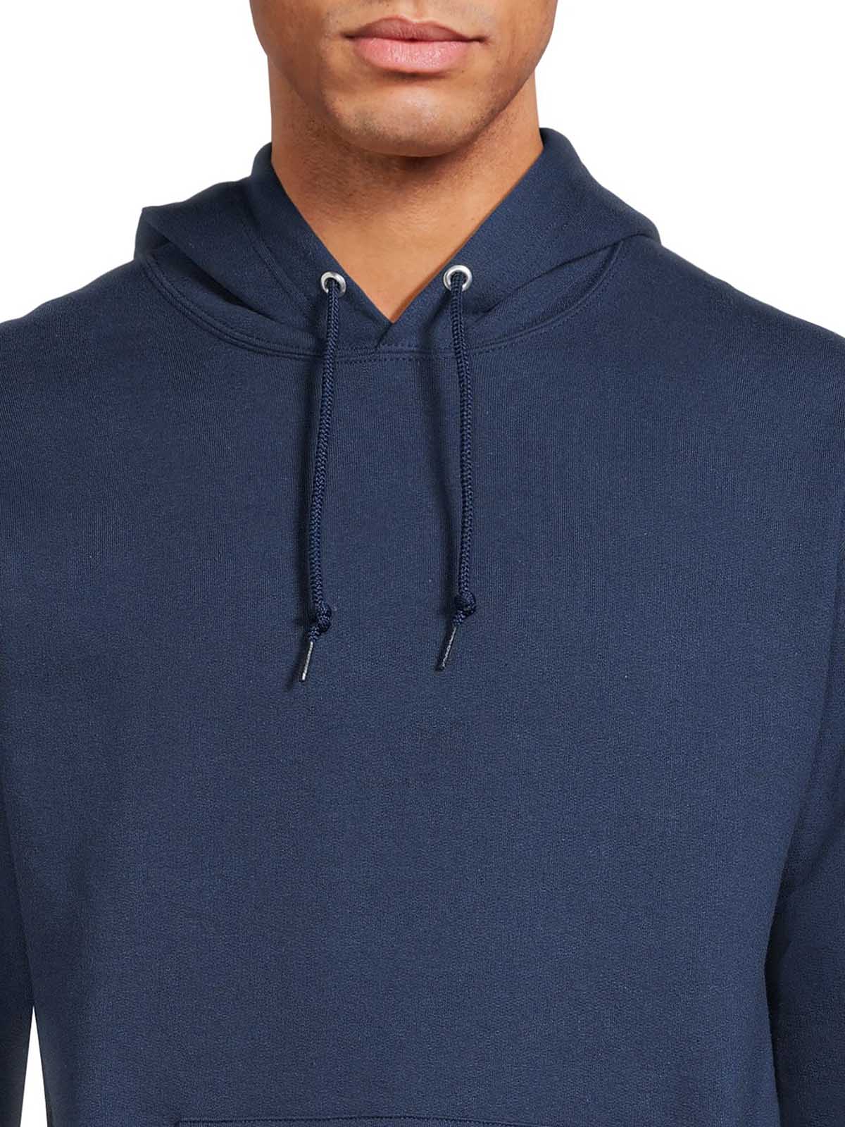 Mens Hooded Pullover Navy Sweatshirt