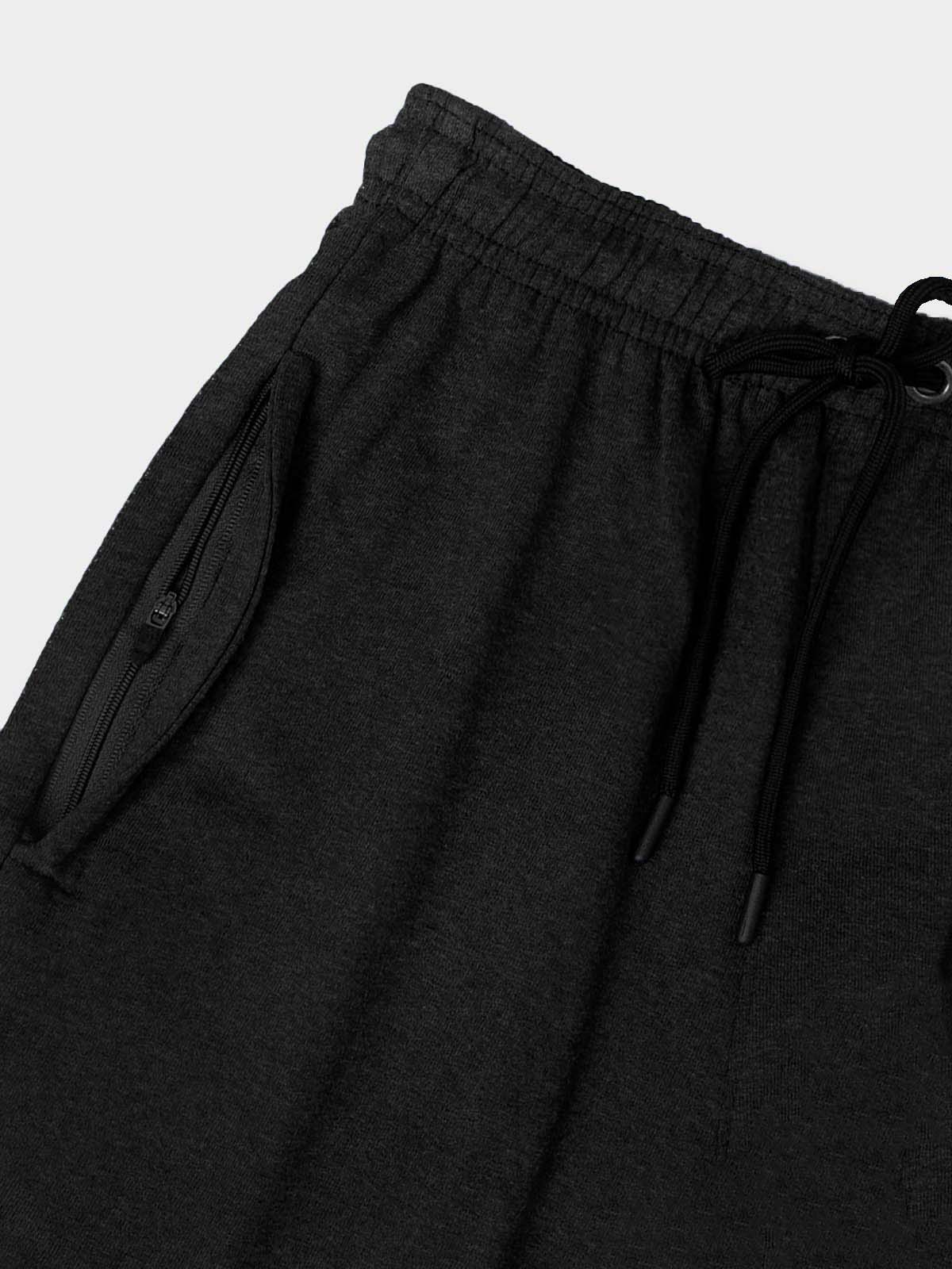 Mens French Terry Charcoal Melange Jogger