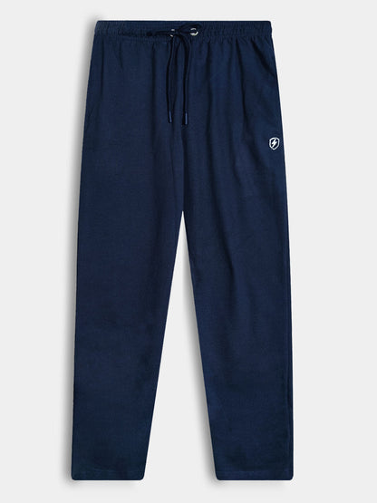 Mens French Terry Navy Track Pant