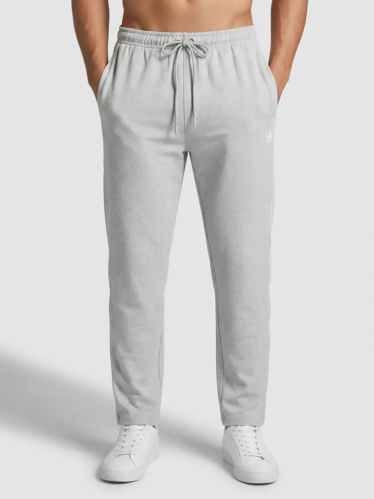 Mens French Terry Grey Track Pant