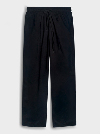 Mens Dry-Fit Black Track Pant