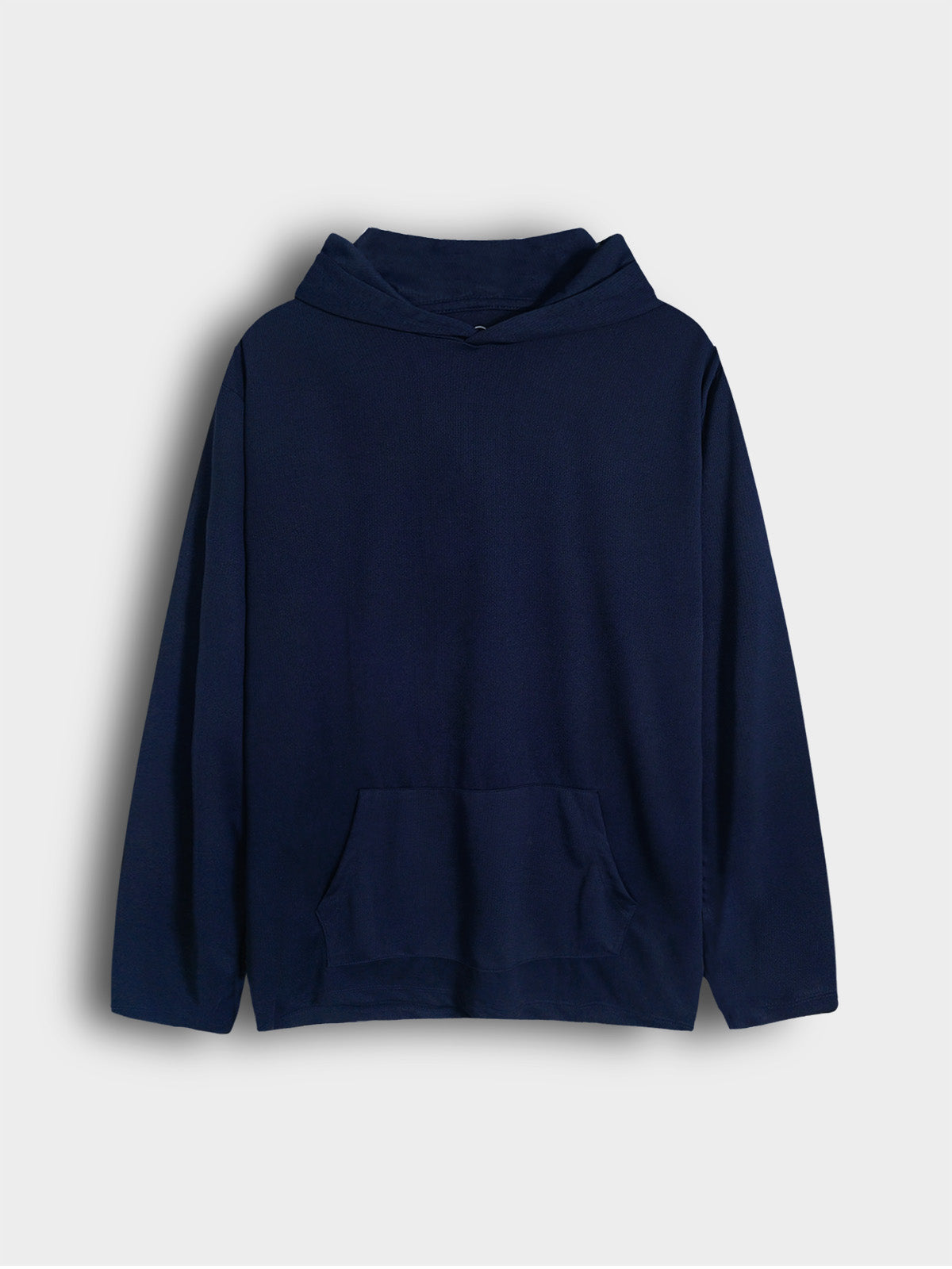 Mens Dry Fit Pullover Navy Hoodie